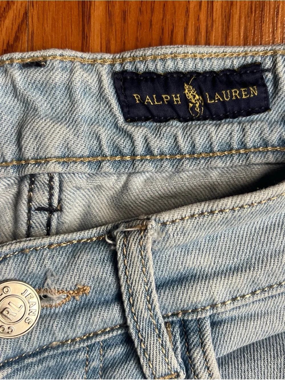Vintage Ralph Lauren Light Blue Straight Jeans